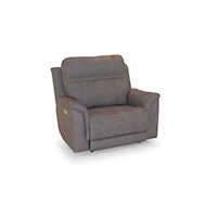 Large Power Reclining Chair with Power Headrest and Lumbar
