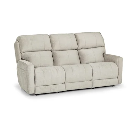 Power Reclining Sofa with Power Headrests & Lumbar