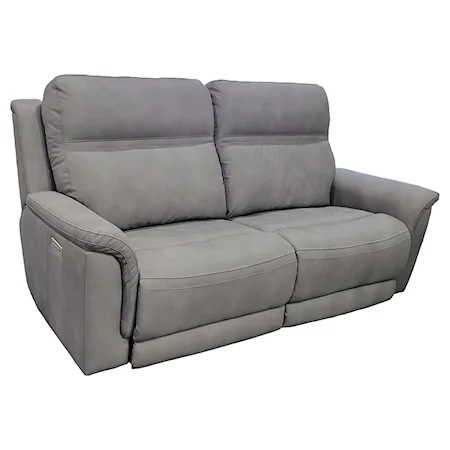 Power Reclining Sofa with Power Headrests & Lumbar