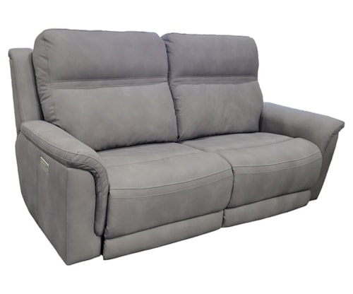 Power Reclining Sofa w/Power Adj. Lumbar Support & Headrest
