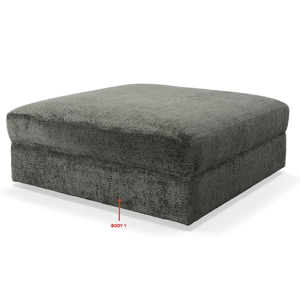 Sunset Home 909 Extra Large Square Cocktail Ottoman