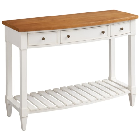 Temple Bowfront Console Table