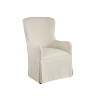 Aliso Upholstered Host Chair with Casters