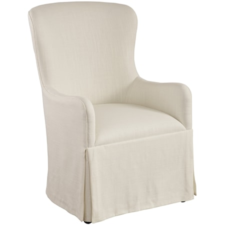 Aliso Upholstered Host Chair with Casters