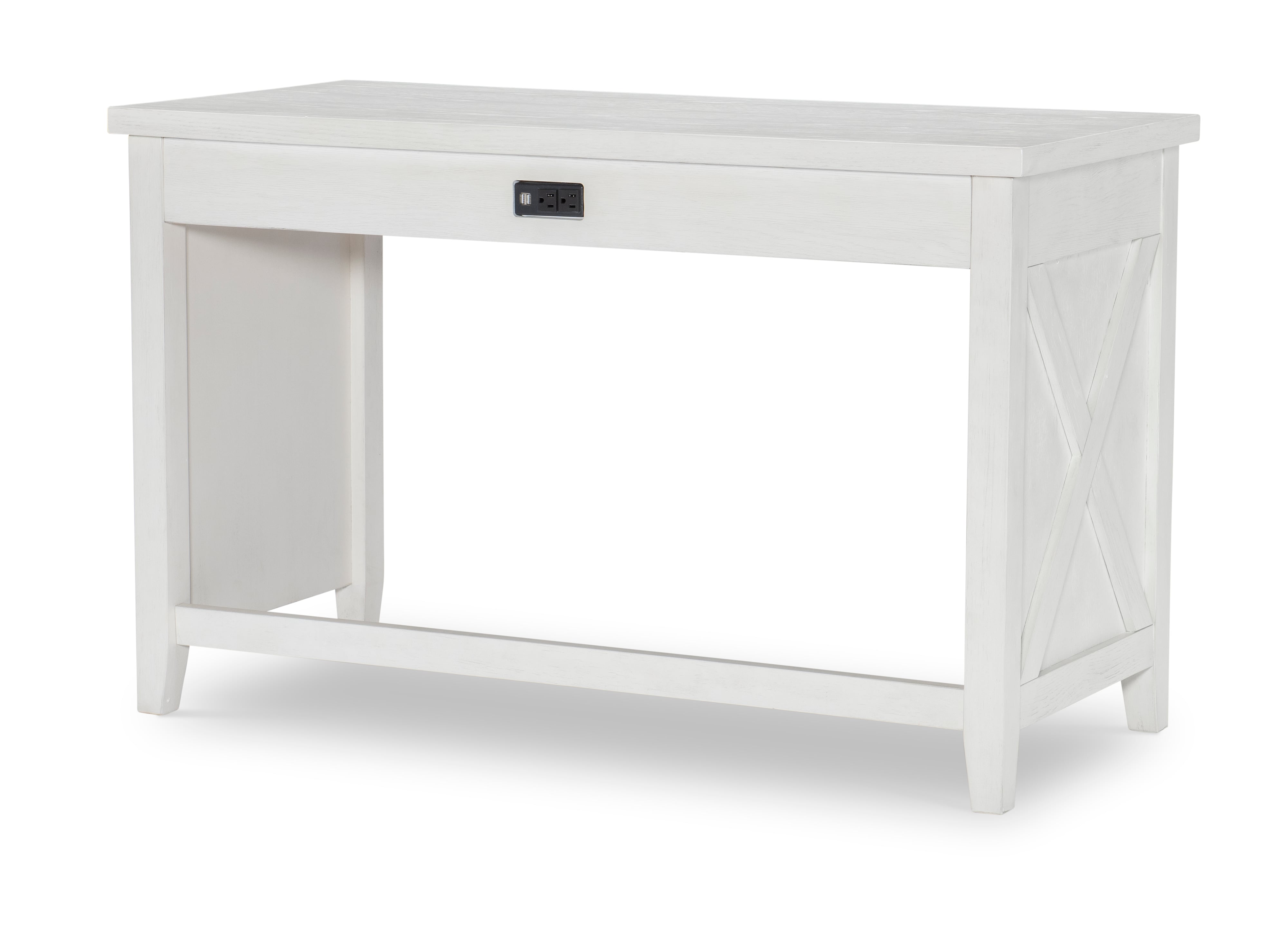 Legacy Classic Kids Flatiron White 472401449 Farmhouse Vanity Desk with