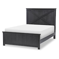 Complete Panel Bed Full 46 Black Finish