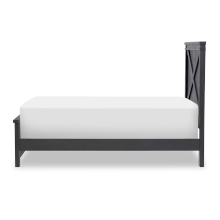 Complete Panel Bed Twin 33 Black Finish