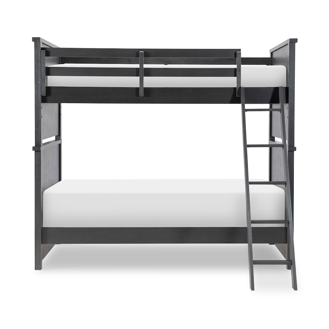Legacy Classic Kids Flatiron Black Black Complete Twin Over Twin Bunk Bed