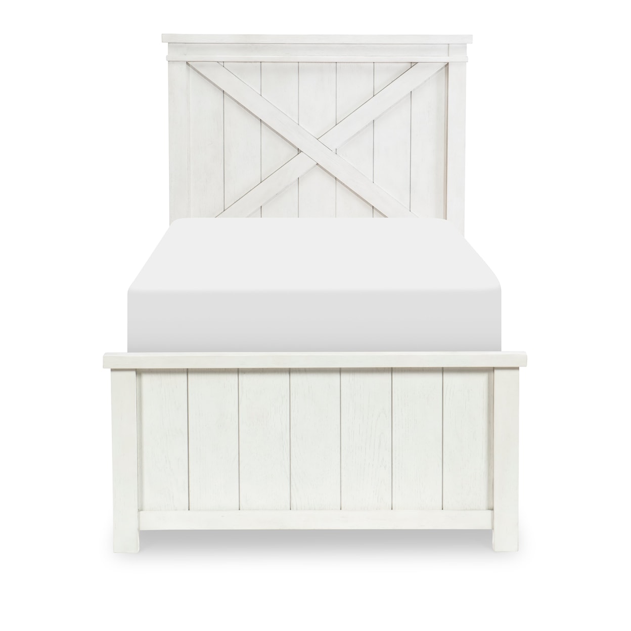 Legacy Classic Kids Flatiron White Twin Panel Bed