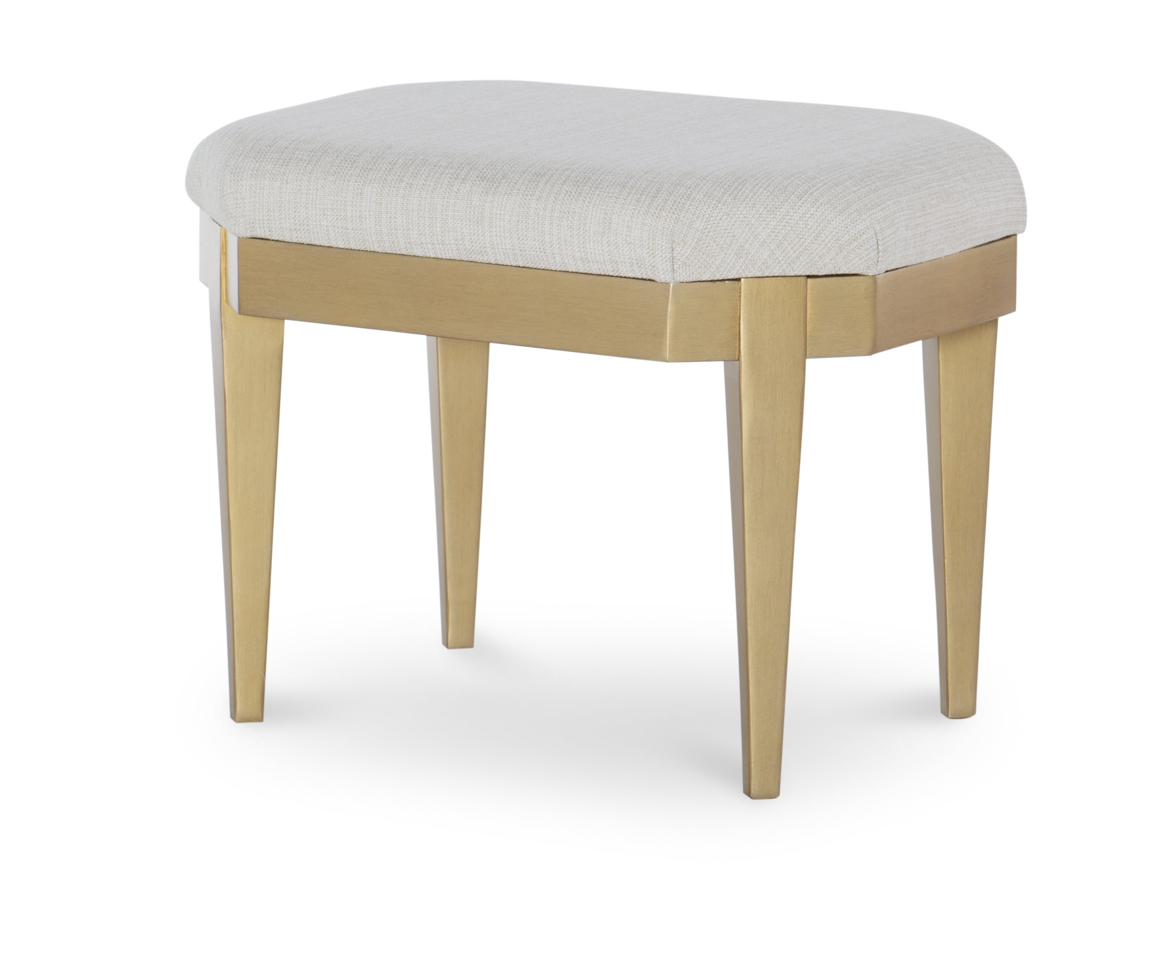 Gold and discount white vanity stool