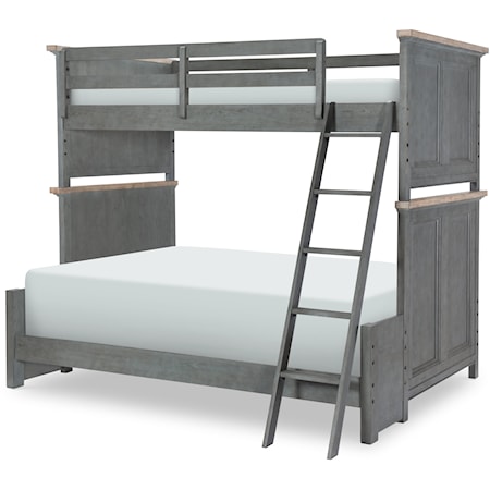 Relaxed Vintage Twin Over Full Bunk Bed