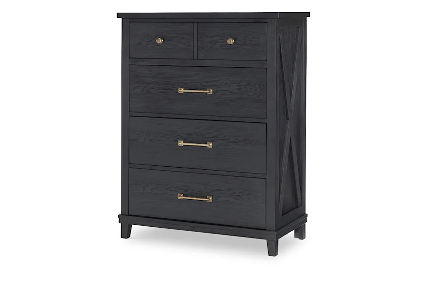 Flatiron Black Drawer Chest Black Finish by Legacy Classic Kids at Darvin Furniture