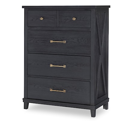 Drawer Chest Black Finish