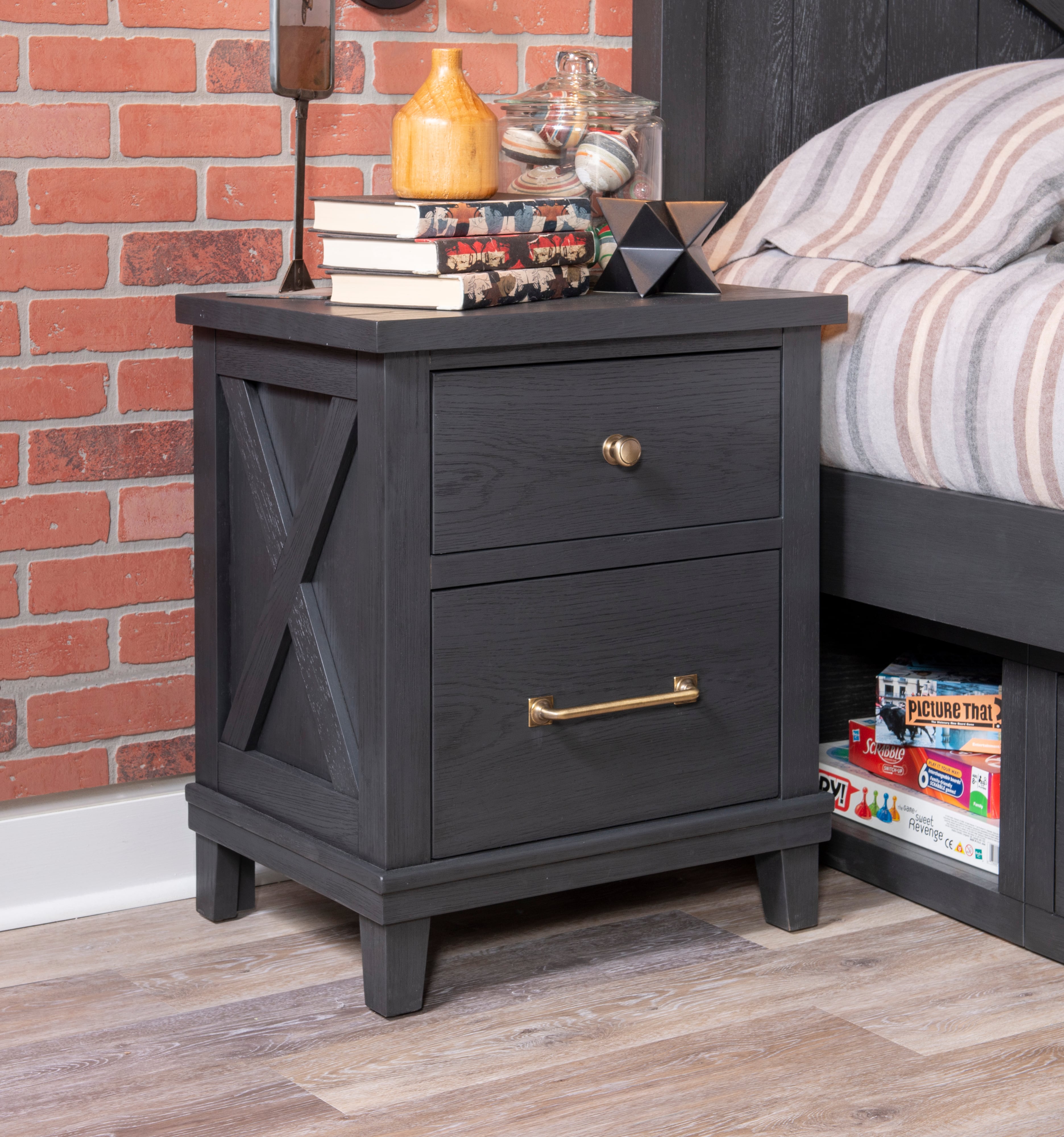 Night Stand Black Finish