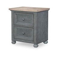 Relaxed Vintage Nightstand with Drawers