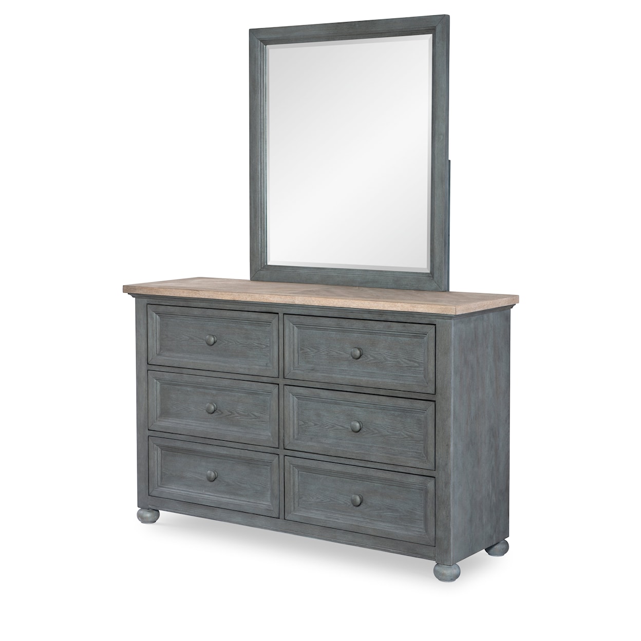 Legacy Classic Kids Cone Mills Dresser and Mirror Set