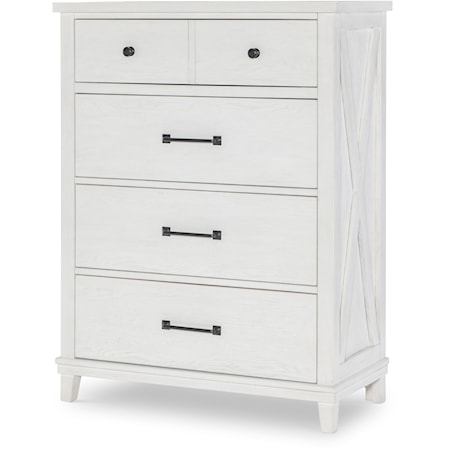 Farmhouse Drawer Chest with Four Drawers