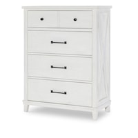 Farmhouse Drawer Chest with Four Drawers