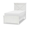 Legacy Classic Kids Flatiron White Twin Panel Bed