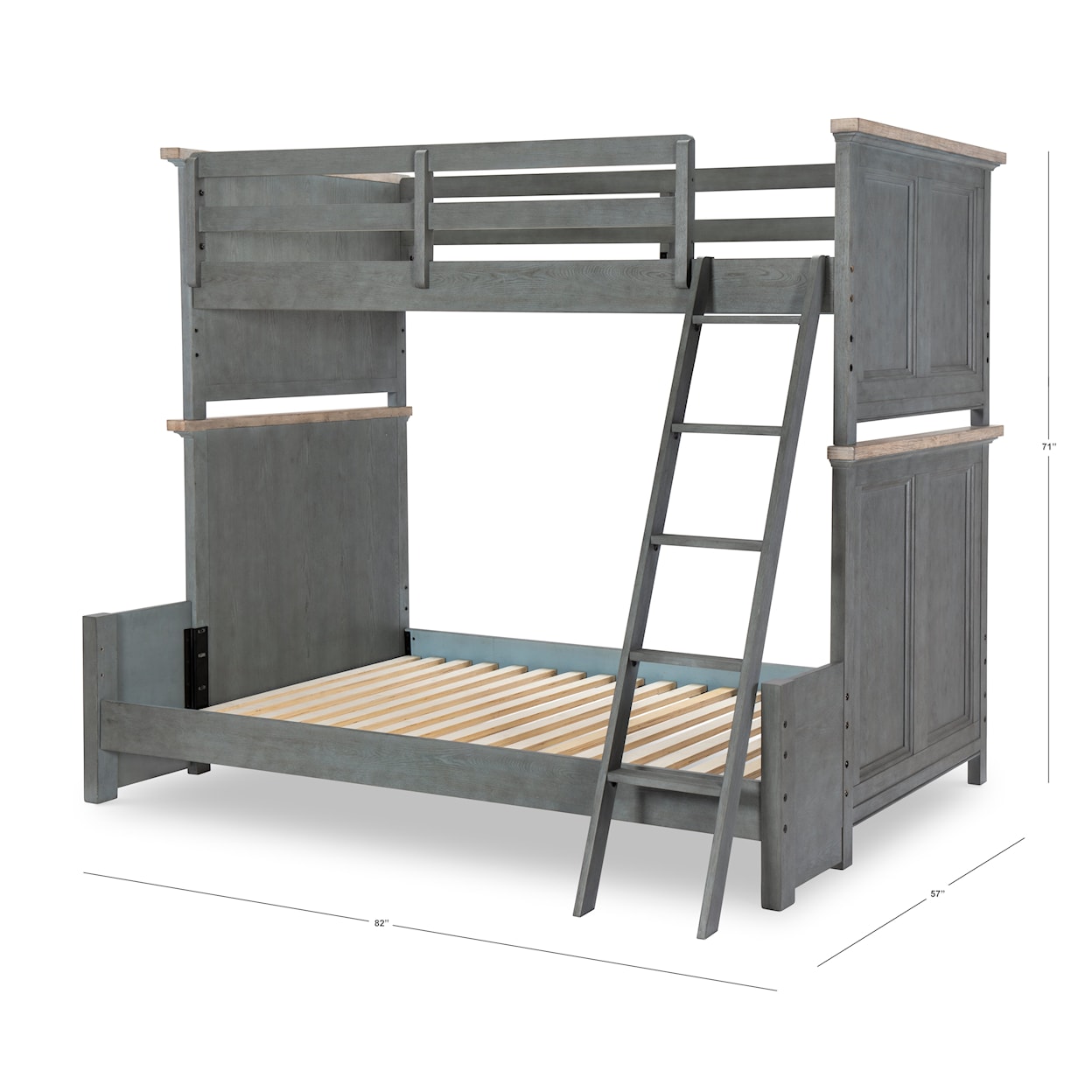 Legacy Classic Kids Cone Mills Twin Over Full Bunk Bed