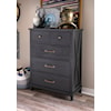 Legacy Classic Kids Flatiron Black Drawer Chest Black Finish