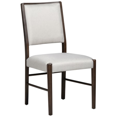 Upholstered Open-Back Dining Side Chair