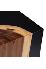 Crestview Collection Cavallo Cavallo Casual Rustic Cube Accent Table