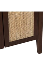 Crestview Collection Acadian Acadian 6-Door Sideboard with Arched Cane Door Fronts