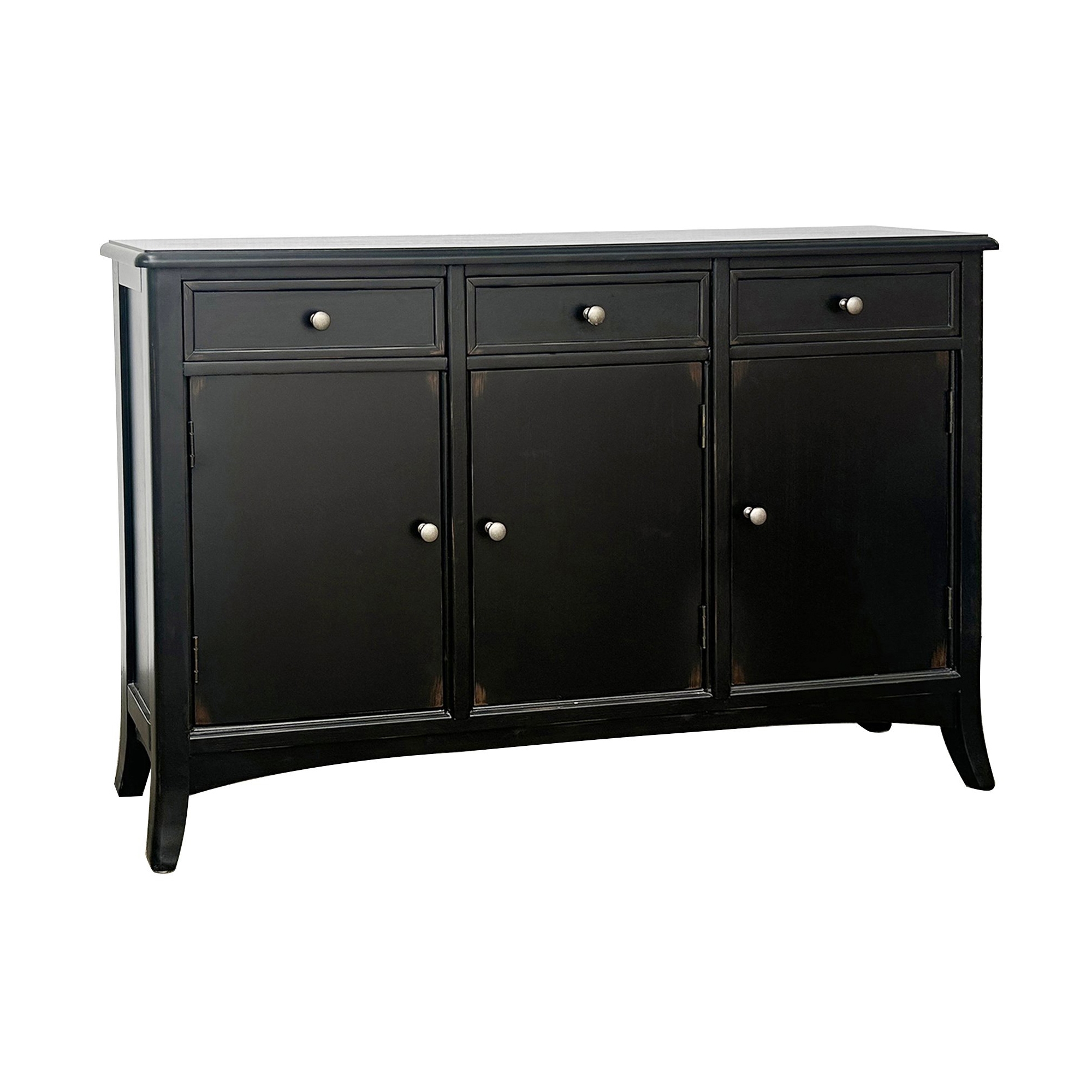 Mahogany Sideboard Buffet w/Adj. Shelves