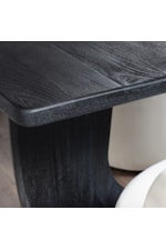 Crestview Collection  Lennox Modern 86" Rectangular Double-Pedestal Dining Table