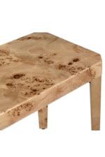 Crestview Collection Greysen Greysen 75" Swirl Wood Accent Bench