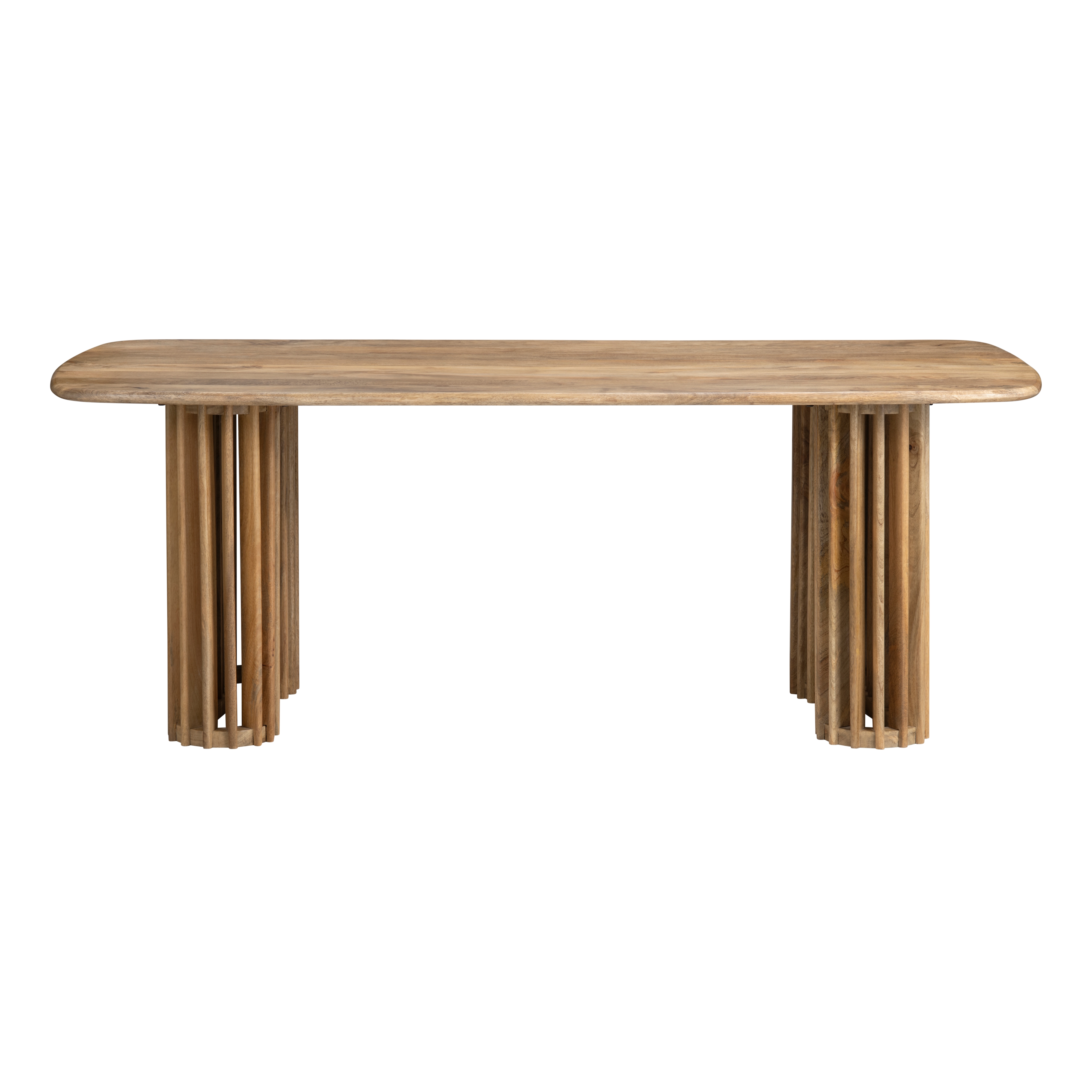 86" Ovate Double-Pedestal Dining Table