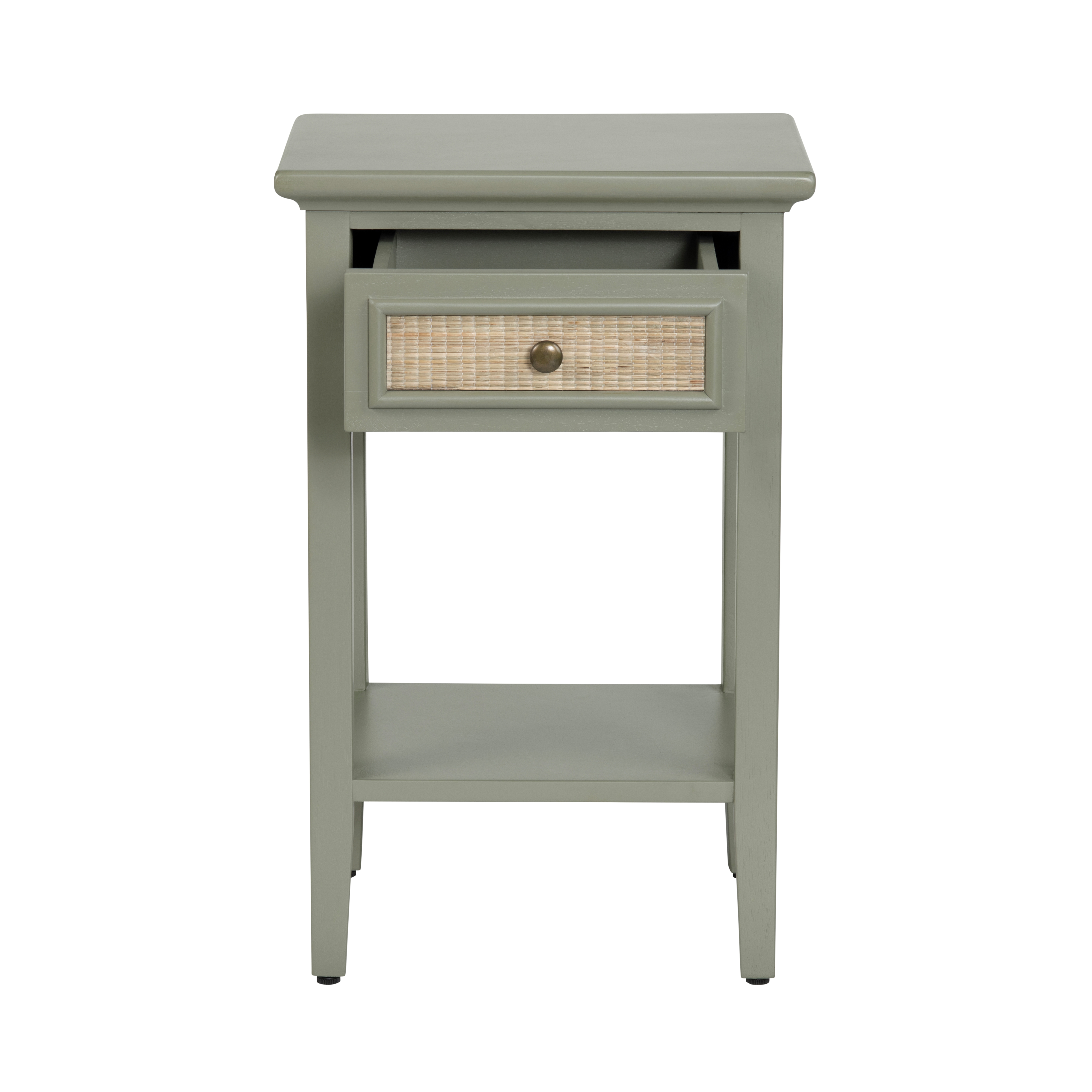 Coastal Tall Single-Drawer End Table