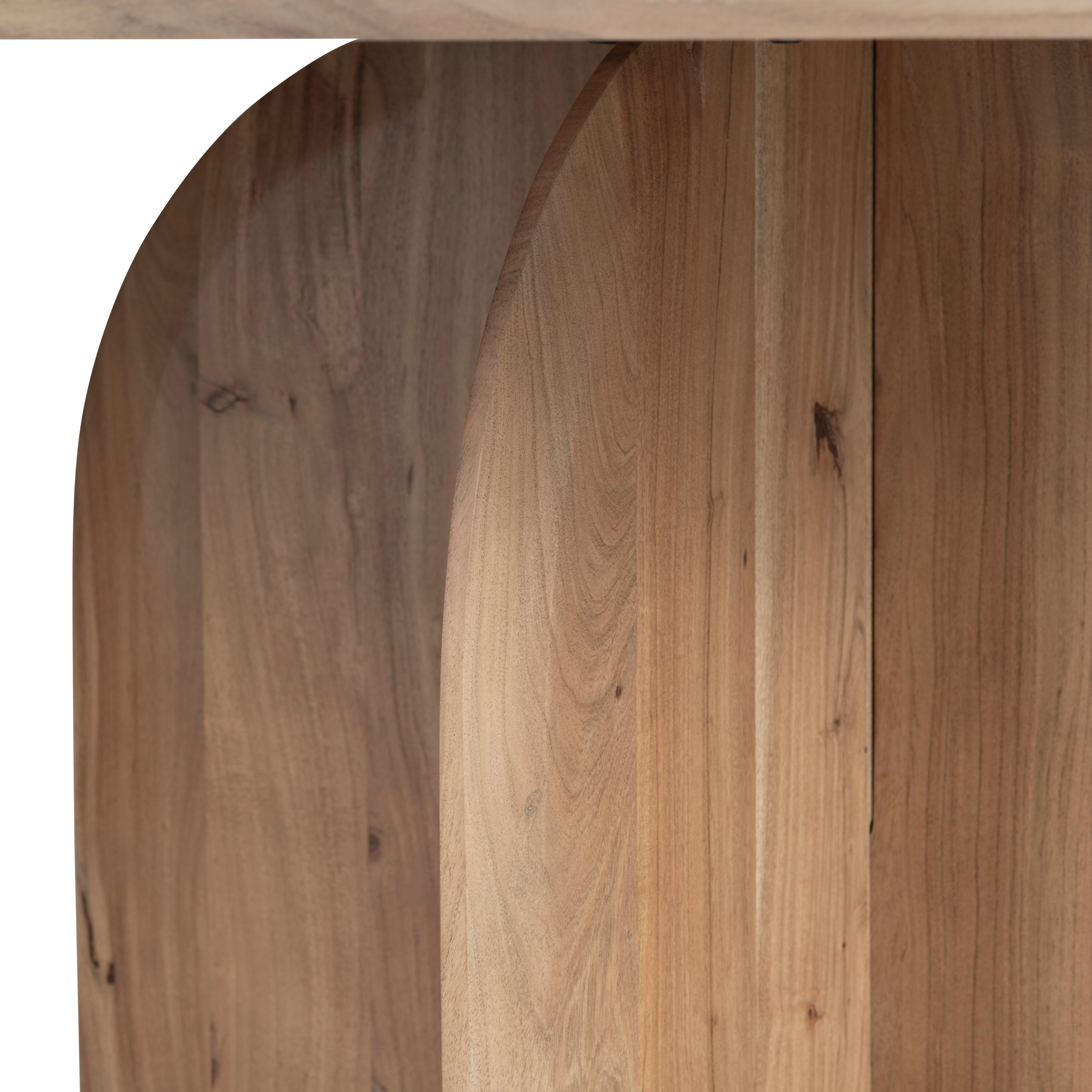 Crestview Collection Braxton 60" Rd. Natural Wood Dining Table