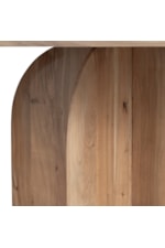 Crestview Collection Braxton Braxton Modern Rustic 60" Round Natural Wood Dining Table