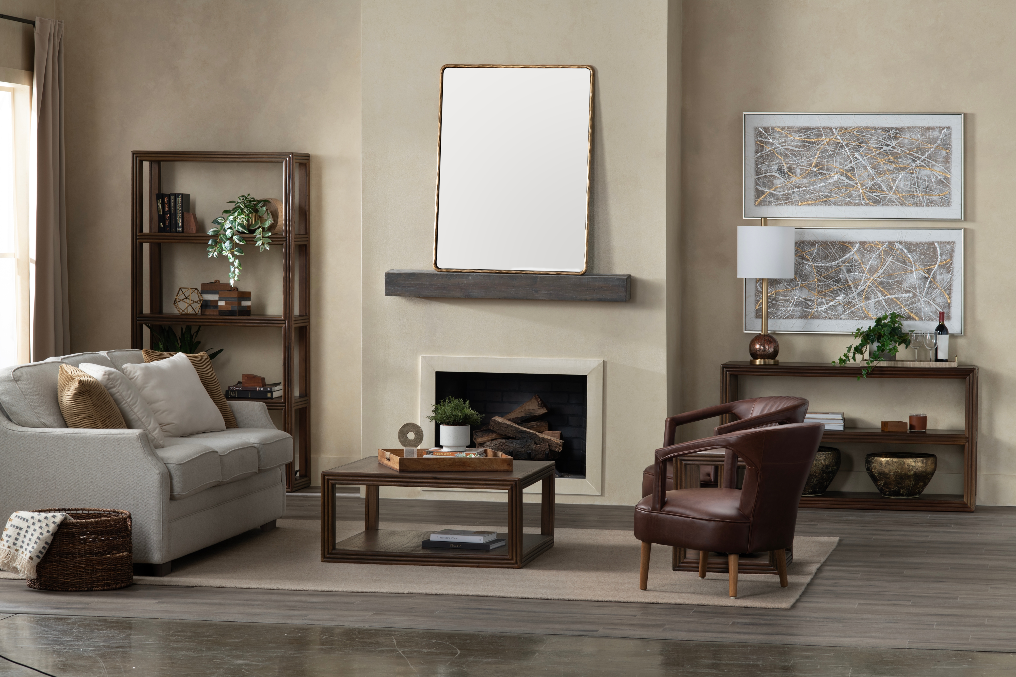 38" Sq. Solid Wood Coffee Table