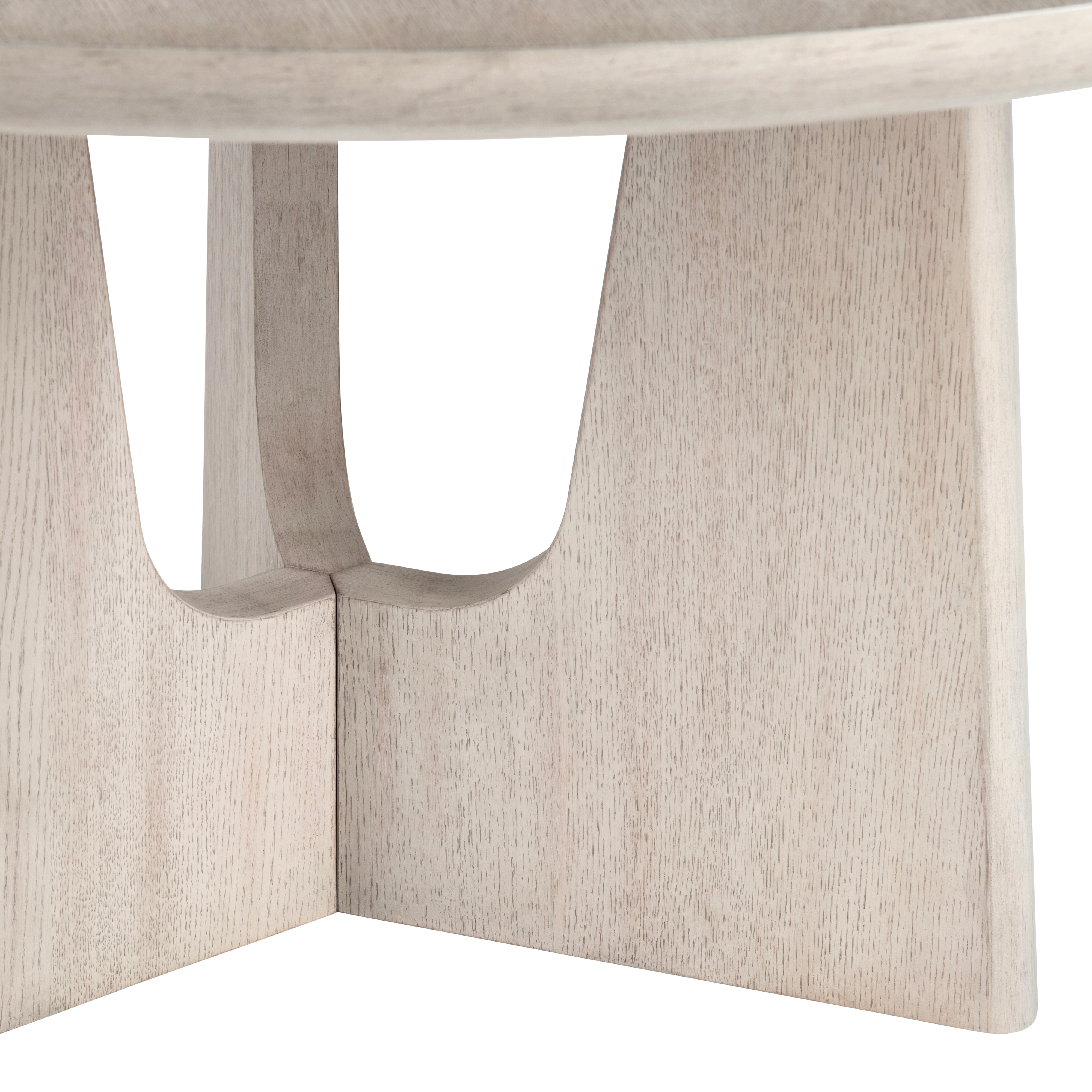 Crestview Collection Willow 60" Light Oak Dining Table w/Sculptural Base