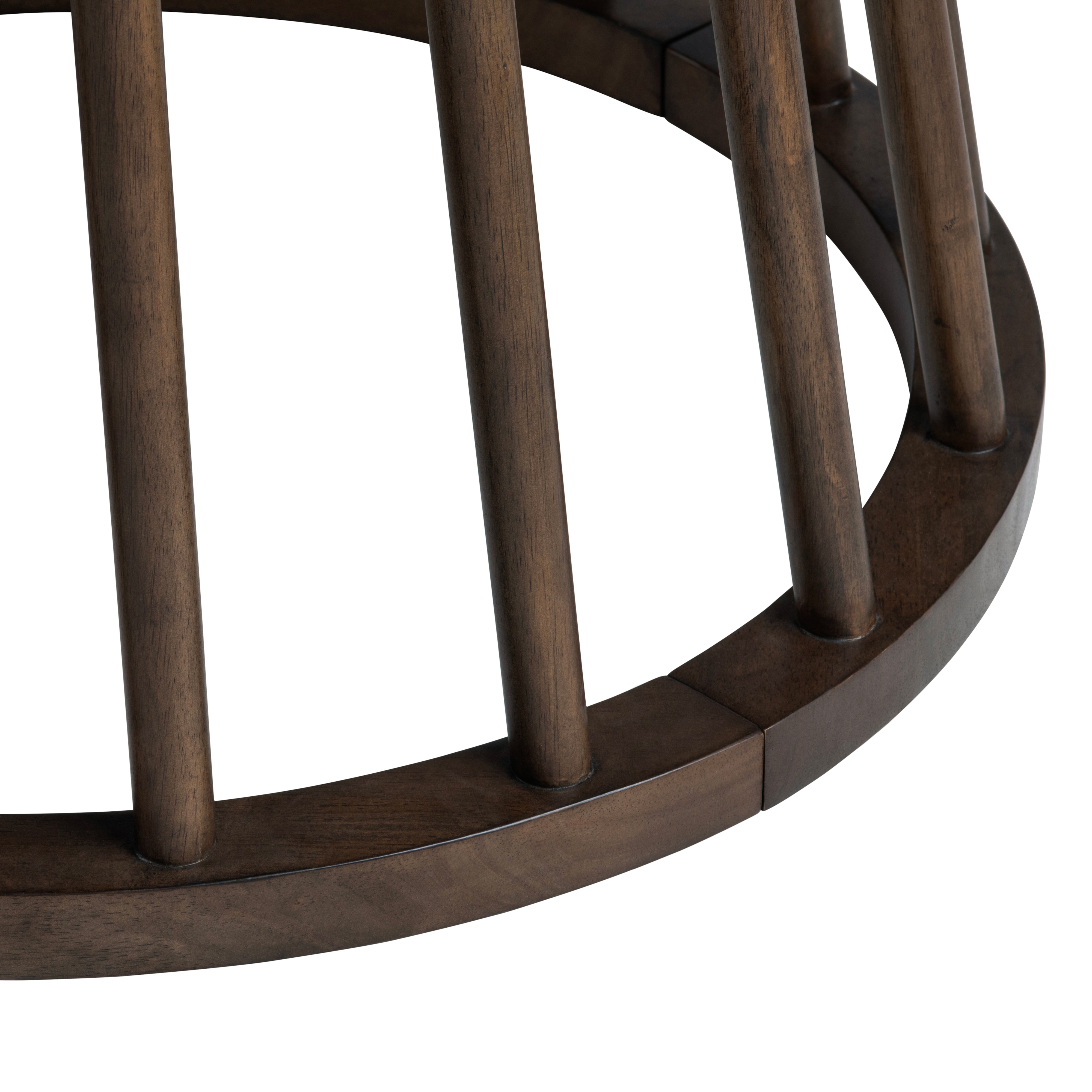 Crestview Collection Brunswick 54" Round Pedestal Solid Wood Dining Table