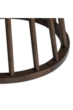 Crestview Collection Brunswick Brunswick 54" Round Pedestal Solid Wood Dining Table