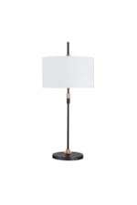 Crestview Collection  Kiernan Metal Arm Table Lamp