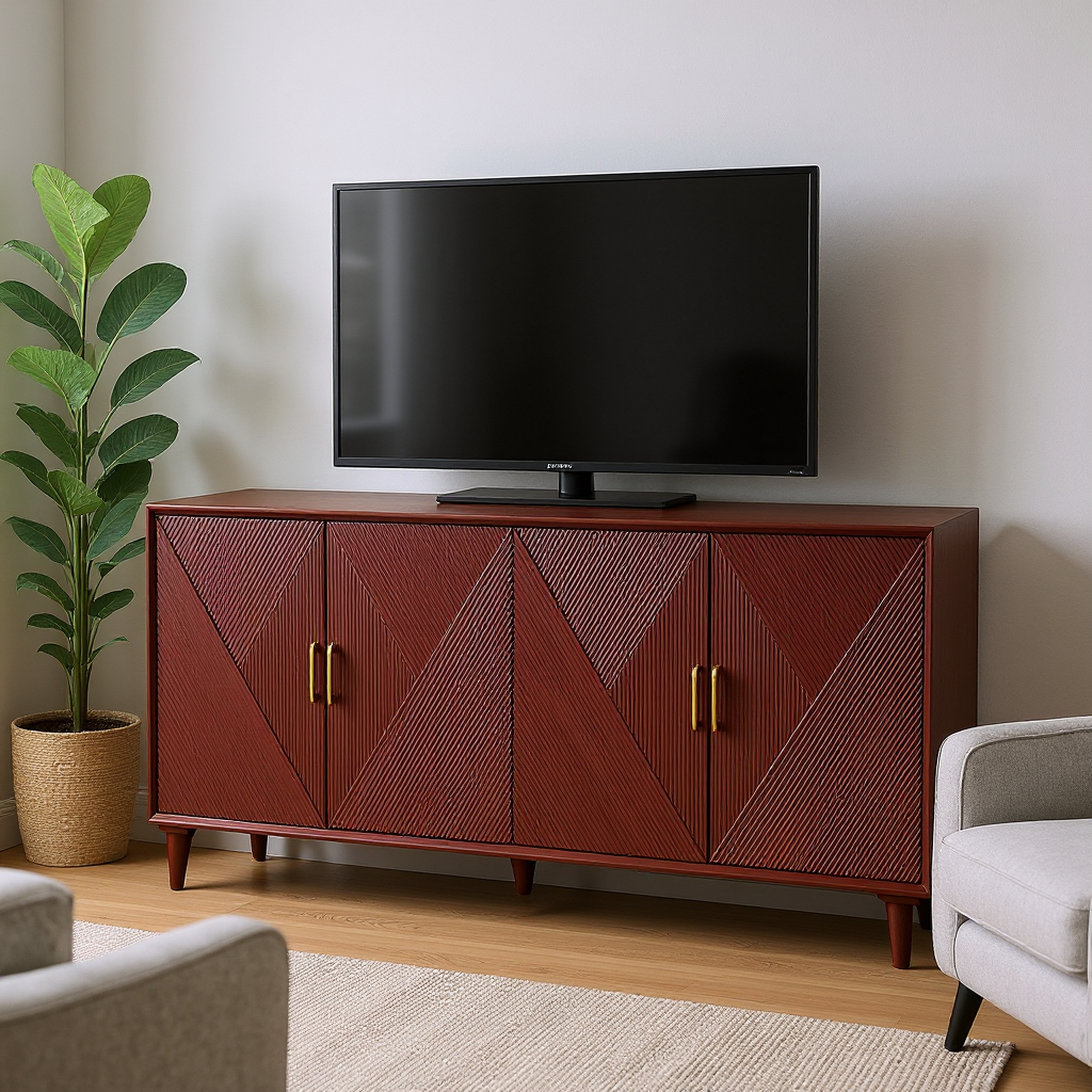 Crestview Collection Arvada Arvada 4-Door Sideboard