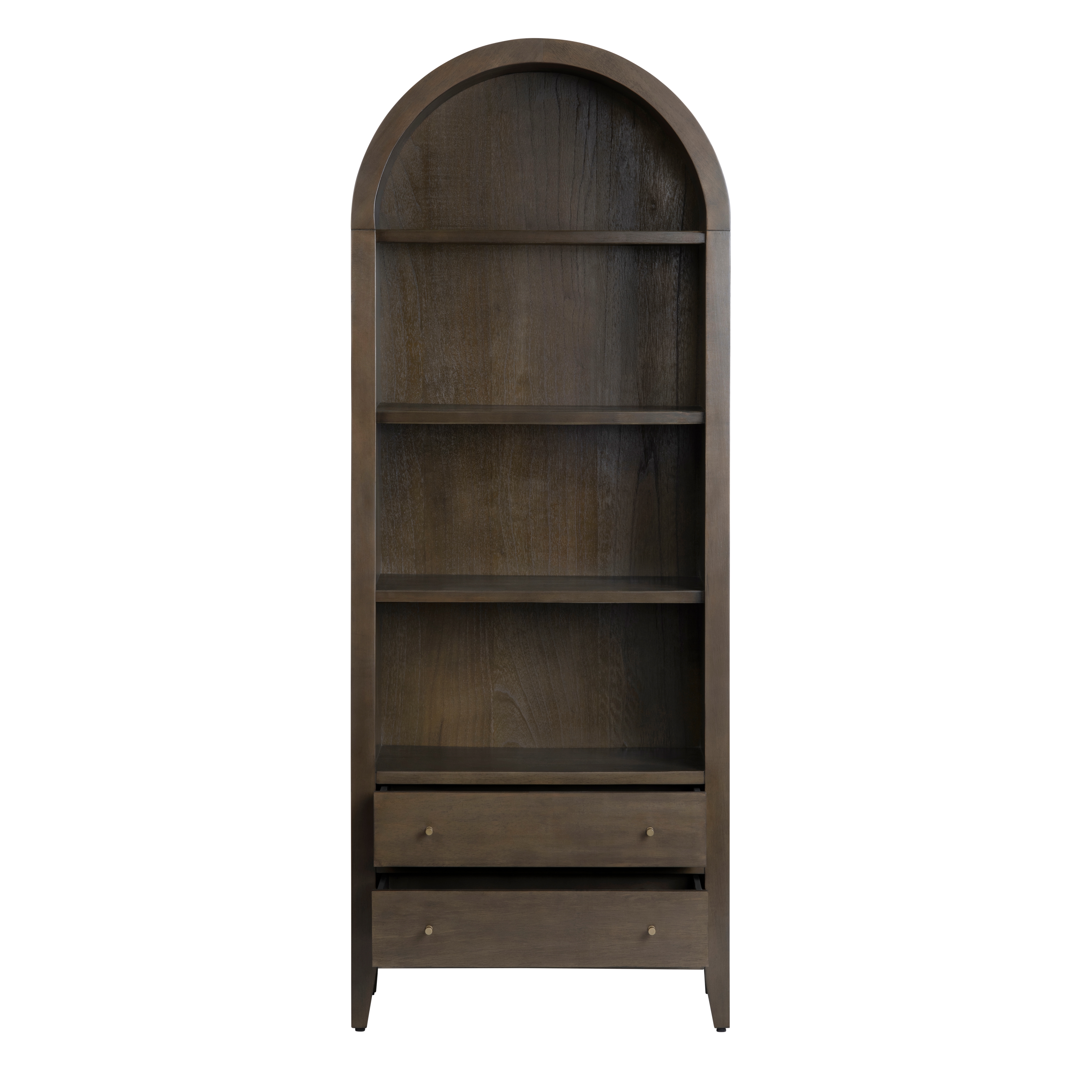 Crestview Collection Crestview Collection Arched 3-Shelf Etagere w/Storage Drawers