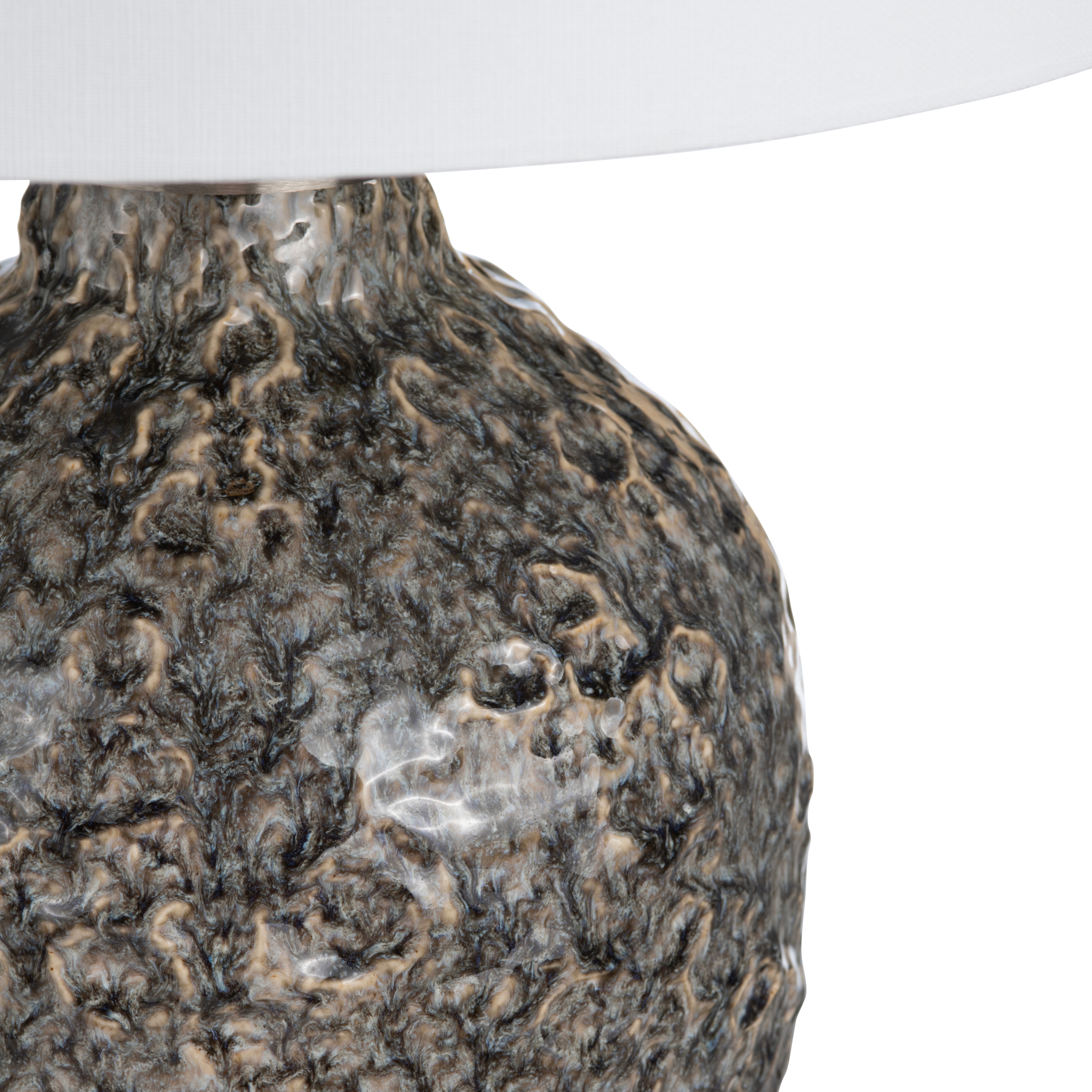 Crestview Collection Crestview Collection 27.5" Blue Gray Textured Ceramic Table Lamp