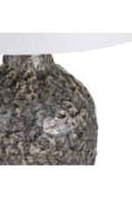 Crestview Collection  Axel 27.5" Blue Gray Textured Ceramic Table Lamp