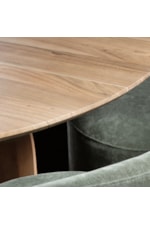 Crestview Collection Braxton Braxton Modern Rustic 60" Round Natural Wood Dining Table