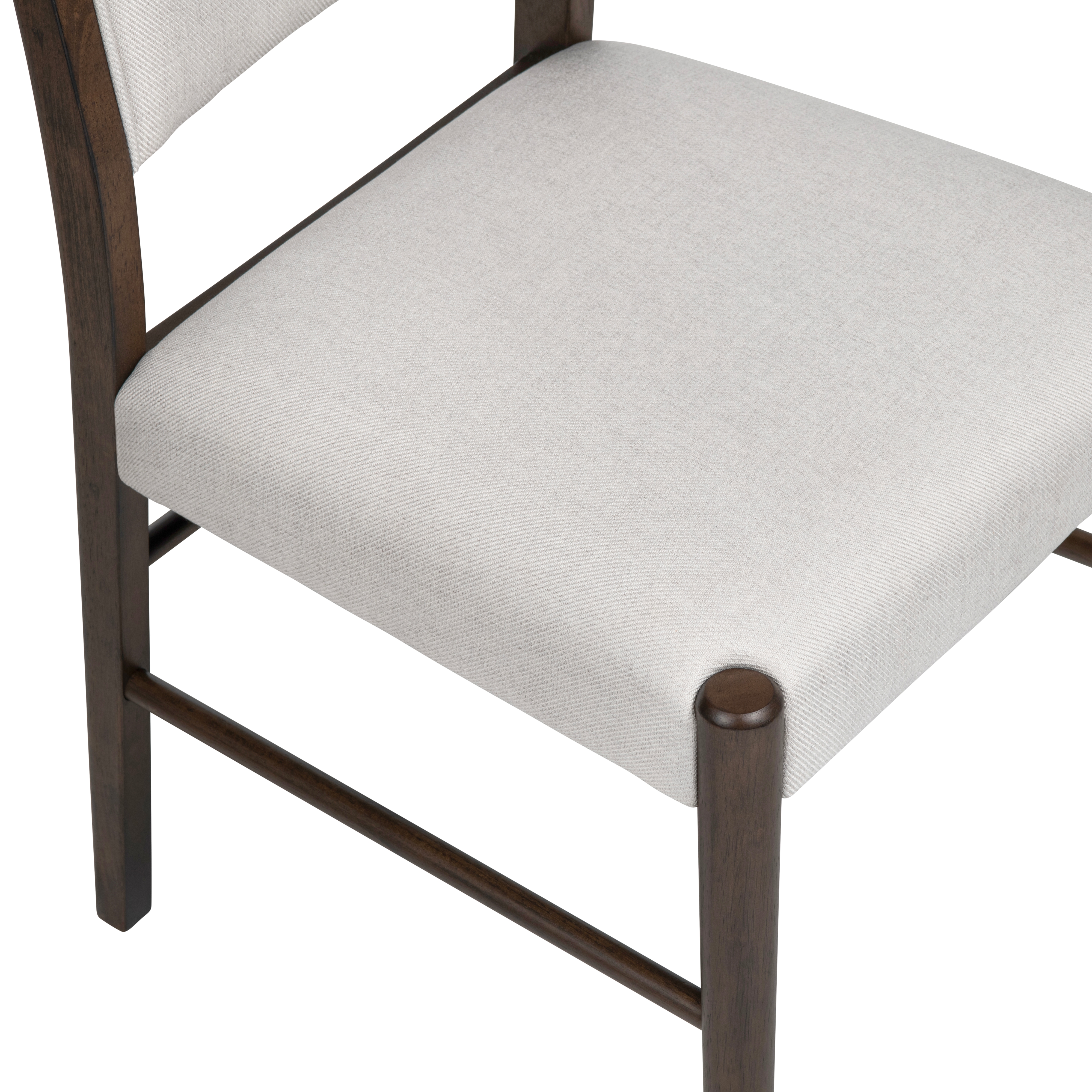 Crestview Collection Bentley Upholstered Open-Back Dining Side Chair