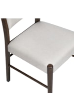 Crestview Collection Bentley Bentley Upholstered Open-Back Dining Side Chair