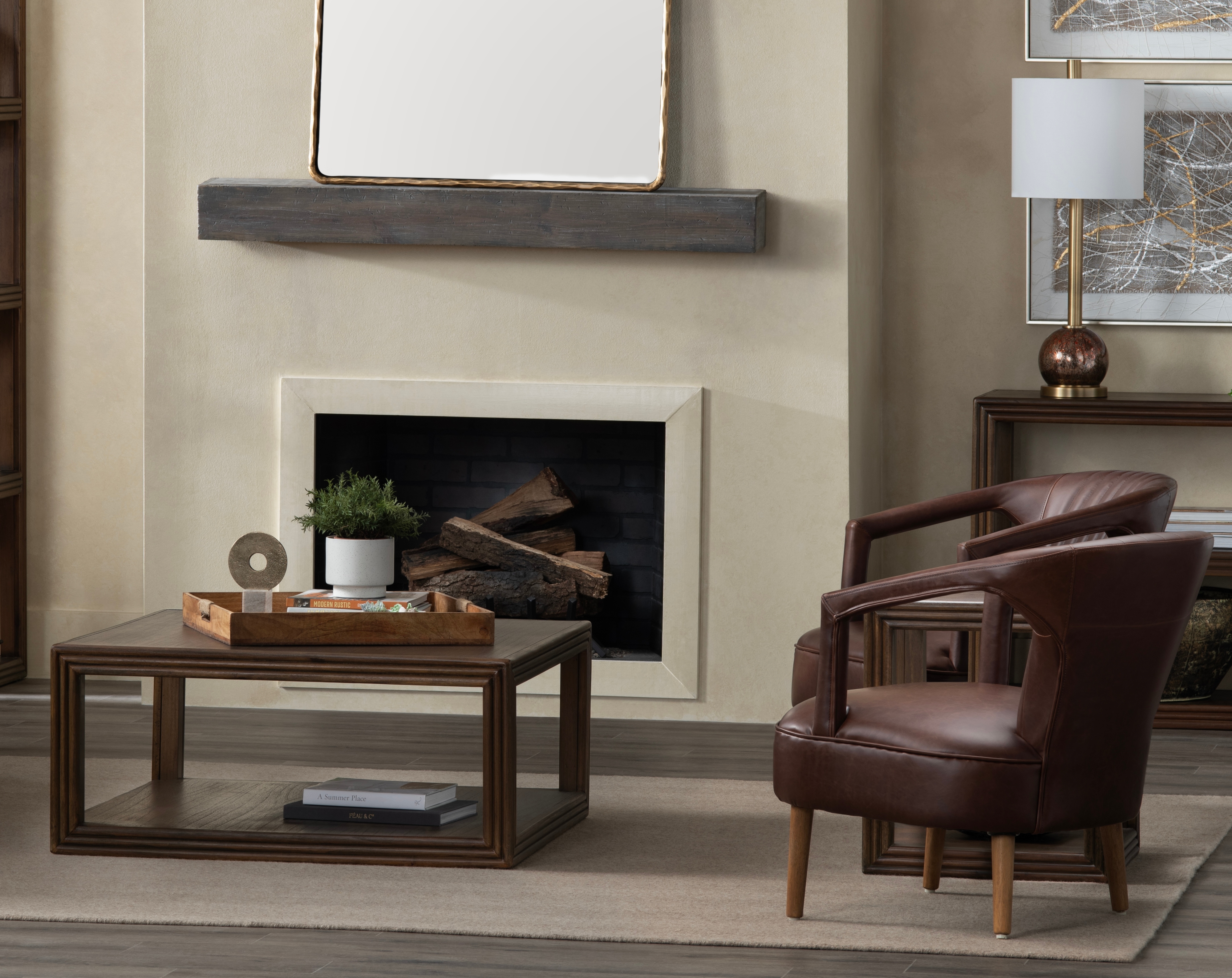 38" Sq. Solid Wood Coffee Table