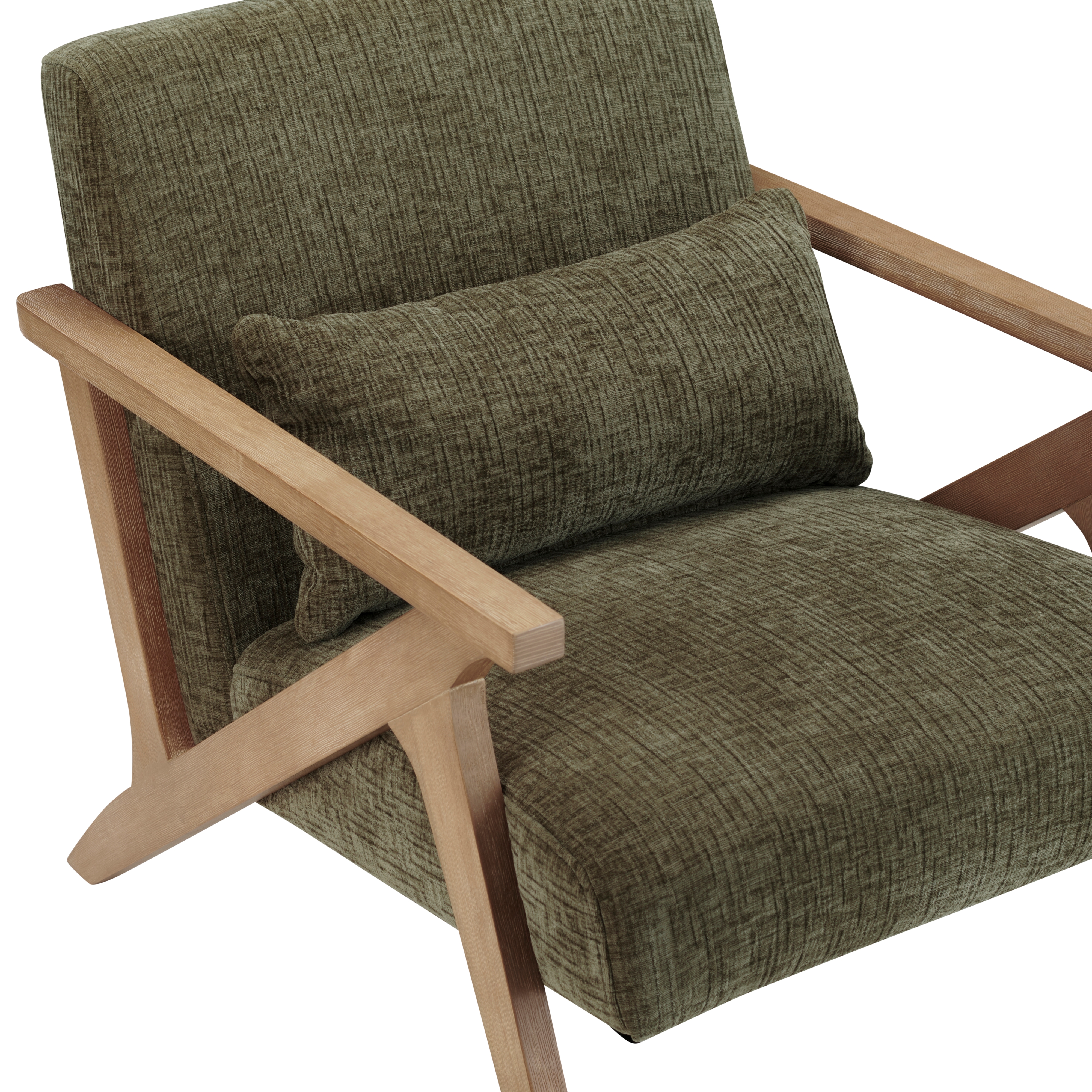Crestview Collection Crestview Collection Casual Exposed-Wood Accent Armchair
