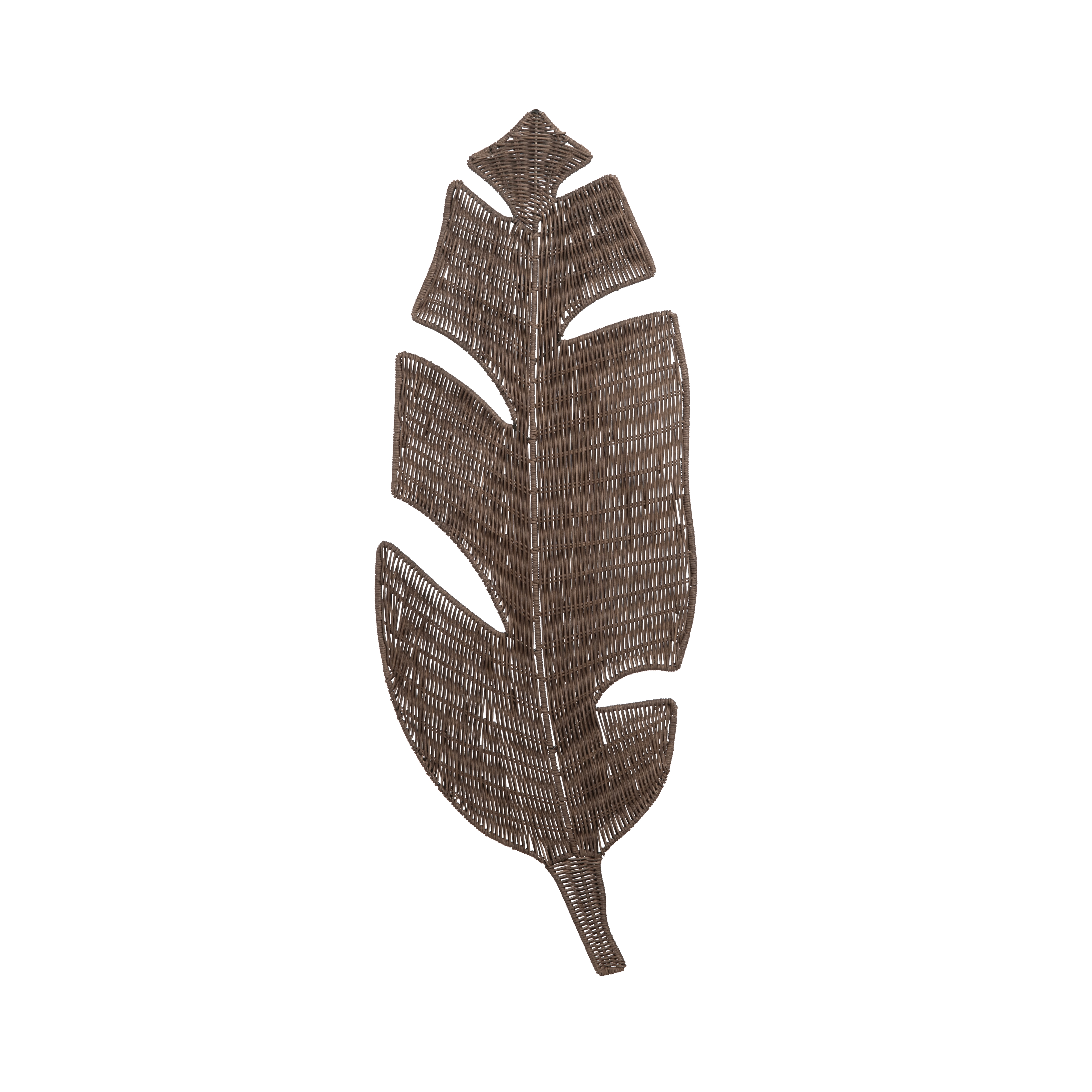 Wicker Palm Wall Decor